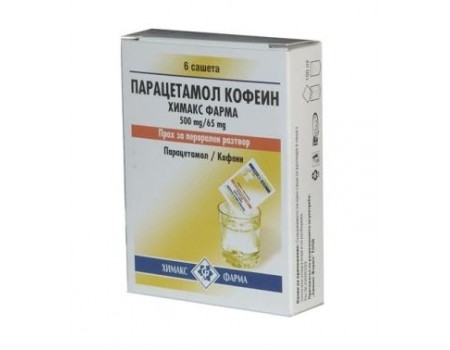 Paracetamol Caffeine 6 sachets